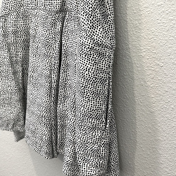 Roxy Black and White Polka Dot Romper with Pockets - Picture 8 of 8